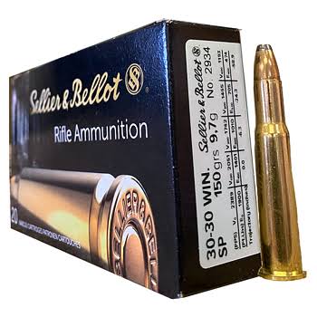 Sellier & Bellot 30-30 Win 150gr (Box of 20)