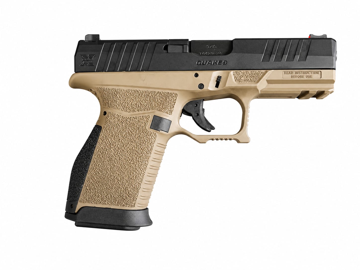 Xtreme Arms Quake 9 9mmP Pistol 15 rnd magazines (FDE)