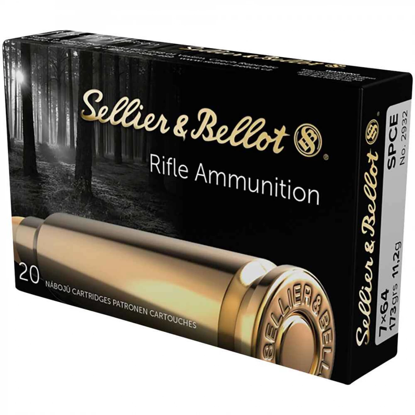 Sellier & Bellot 7x64 173gr SPCE ammunition (20) Local pick-up only