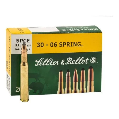 Sellier & Bellot Ammunition  30-06 150gr SPCE  (Local pick-up only)