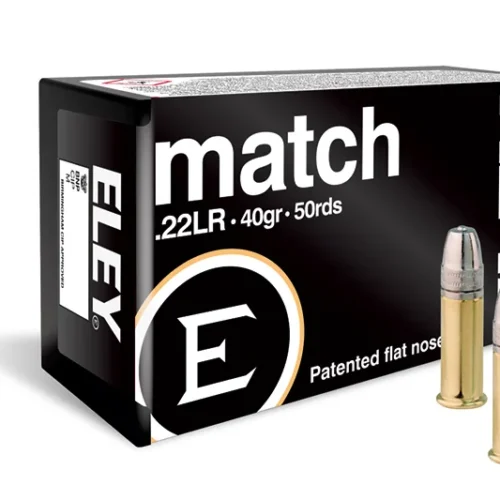 Eley 22lr Match Ammunition 40gr flat nose (1045fps) Local pick-up only
