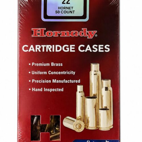 Hornady 22 Hornet Cases (50)