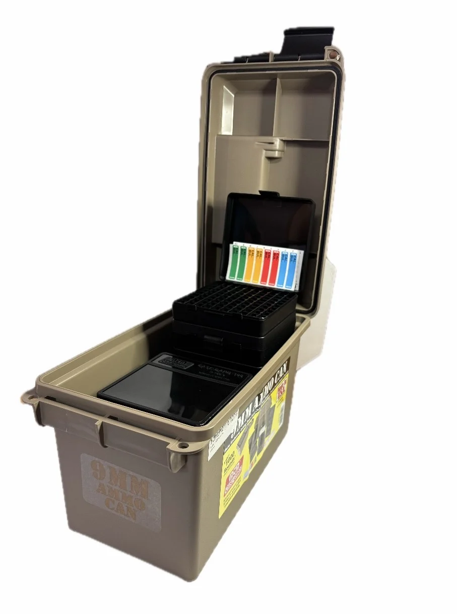 MTM 9mm Ammo Can 1000rnds incl 10 boxes