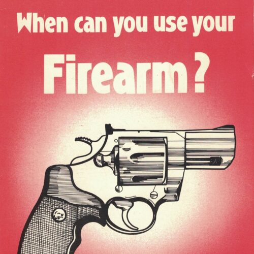 When can you use your Firearm?