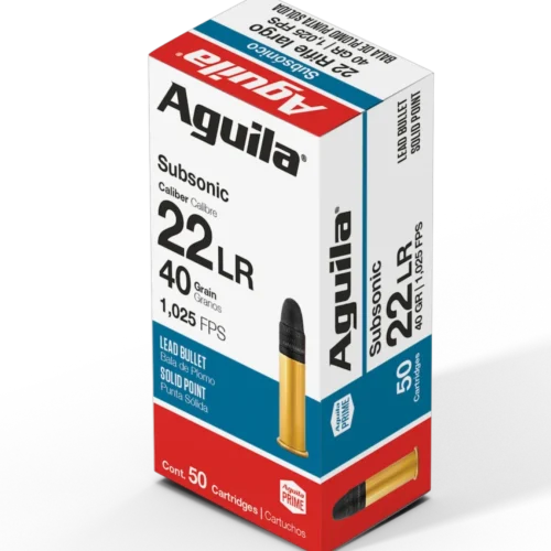 Aguila .22LR Subsonic Ammunition 1025fps (50)