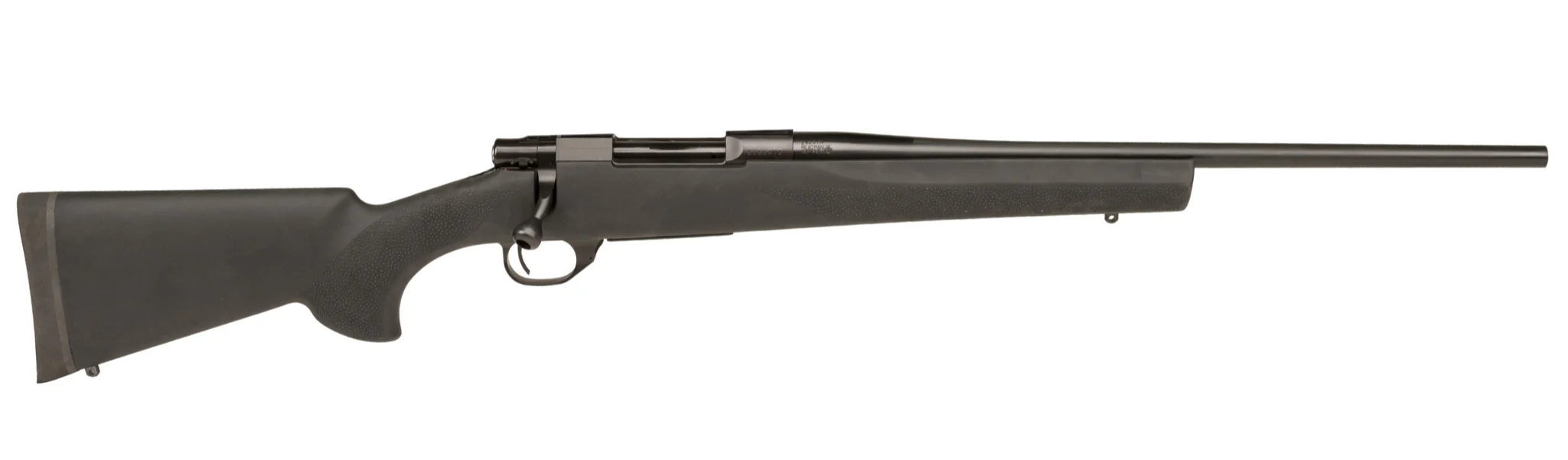 .243 Win Howa 1500 Rifle standard blue 22" barrel threaded - Hogue black synthetic stock