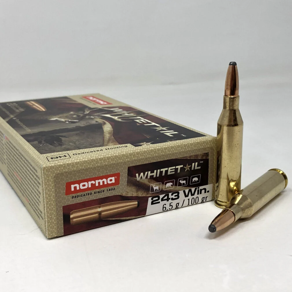 Norma .243 Win 100gr Whitetail Ammunition (20)  Local pick-up only