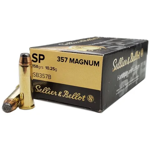 Sellier & Bellot Ammunition 158gr .357 Magnum SP (50) Local pick-up only