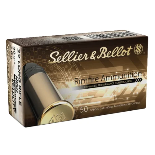 Sellier & Bellot 40gr 22lr high velocity ammunition (50) Local pick-up only