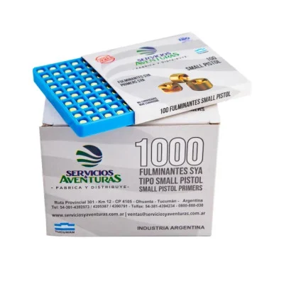 Servicios Aventuras Small Pistol Primers (100 per pack) In-store Pickup only